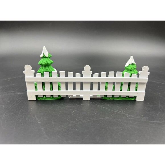 Dept 56 The Original Snow Village “Frosty Tree-Lined Picket Fence” w/ Box - Picture 3 of 5